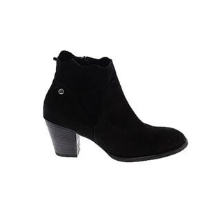 Paul Green Black Suede Leather Ankle Booties US size 7